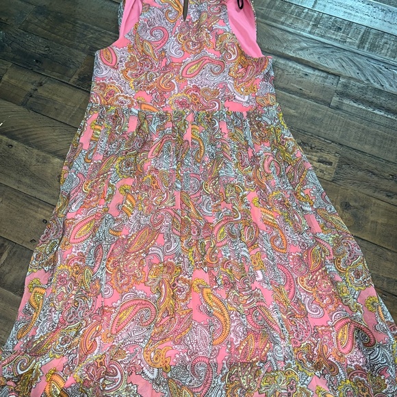 H&M pink paisley print dress - Picture 2 of 4